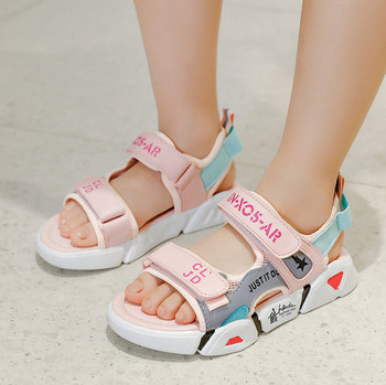 Нов модел летни сандали с велкро лепенки за момичета