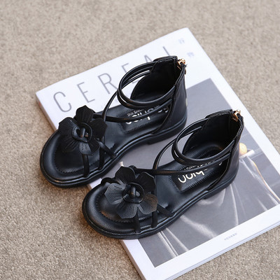 Laste lukuga kunstnahast sandaalid