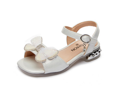 Mūsdienīgas bērnu sandales ar lentīti