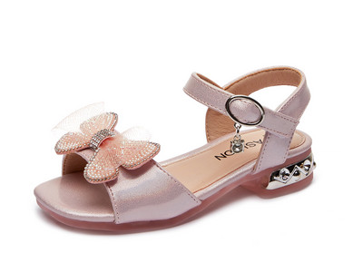 Mūsdienīgas bērnu sandales ar lentīti