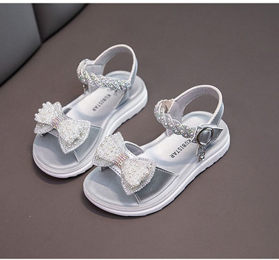 Uus mudel paela, kivide ja pärlitega laste sandaalid tüdrukutele