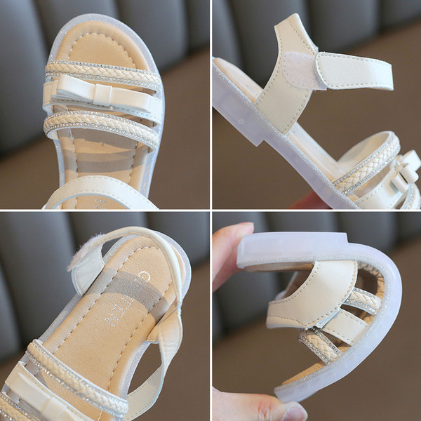 Laste kunstnahast paelaga sandaalid