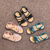 Lameda talla ja 3D lillega vabaaja laste sandaalid