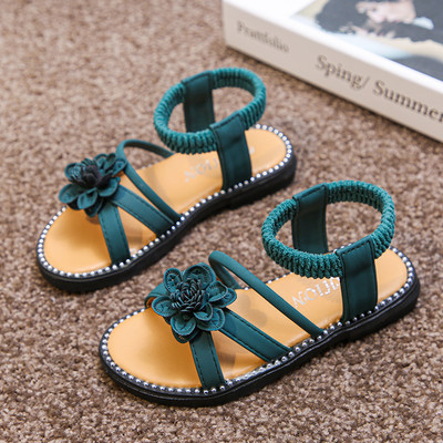 Lameda talla ja 3D lillega vabaaja laste sandaalid