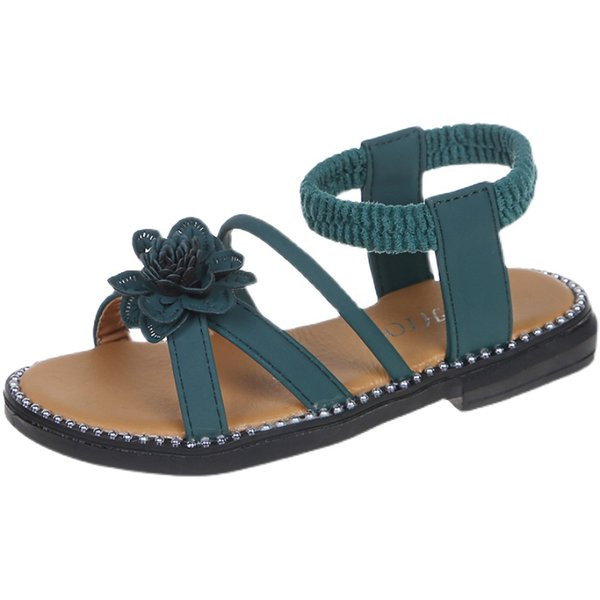 Lameda talla ja 3D lillega vabaaja laste sandaalid