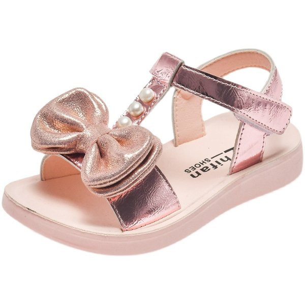 Naiste sandaalid takjakinnituspaela ja pärlitega