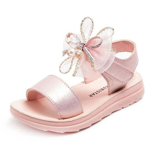 Νέο μοντέλο παιδικά σανδάλια με κορδέλα και πέρλες