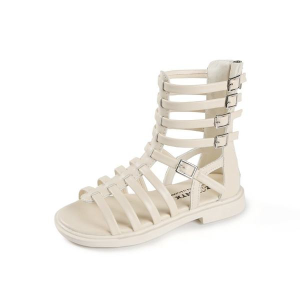 Σανδάλια μοντέρνου ρωμαϊκού στιλ με φερμουάρ