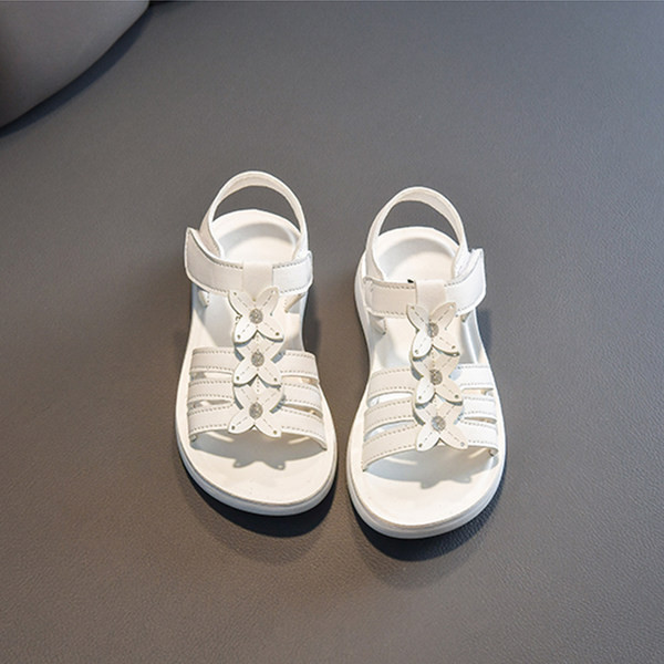 Lillede ja takjapaelaga vabaaja sandaalid tüdrukutele