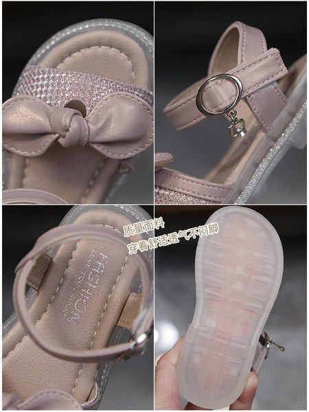 Dječje sandale od umjetne kože s trakom