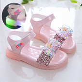 Vabaaja kividega laste sandaalid tüdrukutele