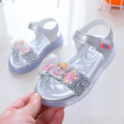 Vabaaja kividega laste sandaalid tüdrukutele