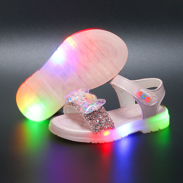 Vabaaja kividega laste sandaalid tüdrukutele