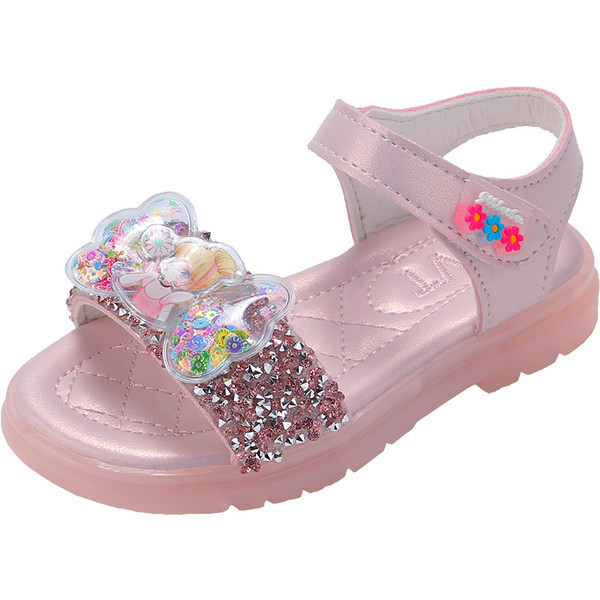 Vabaaja kividega laste sandaalid tüdrukutele