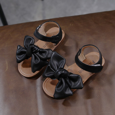 Γυναικεία σανδάλια από οικολογικό δέρμα με κορδέλα και λουράκια βελκρό