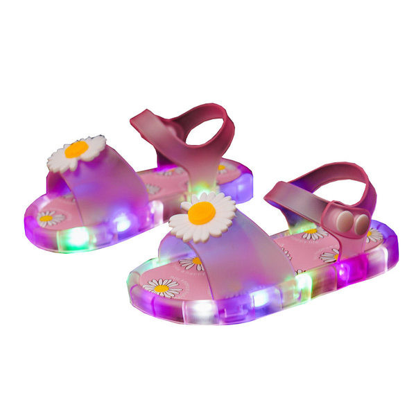 Νέο μοντέλο παιδικά σανδάλια σιλικόνης με φωτεινά πέλματα