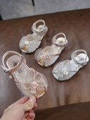 Laste sandaalid paela ja võrguga