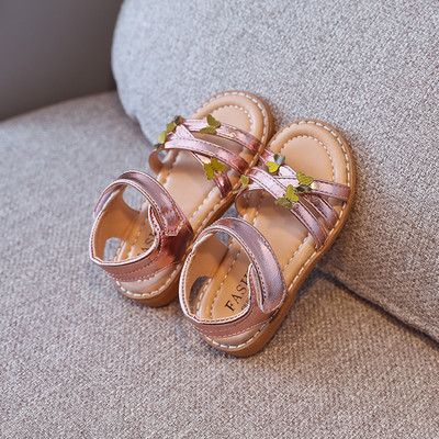 Bērnu sandales ar 3D elementiem trīs krāsās