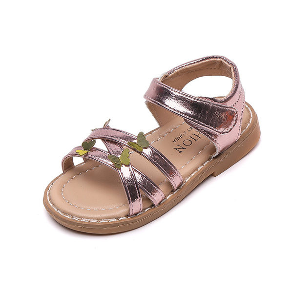 Bērnu sandales ar 3D elementiem trīs krāsās