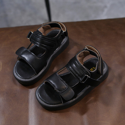 Ležerne dječje sandale sa naljepnicama - eko koža