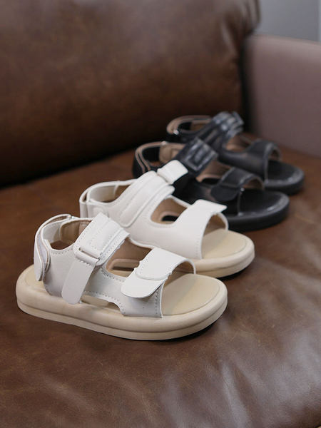 Ležerne dječje sandale sa naljepnicama - eko koža