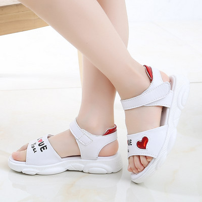 Novi model dječjih sandala za djevojčice sa 3D aplikacijama i čičak kopčanjem