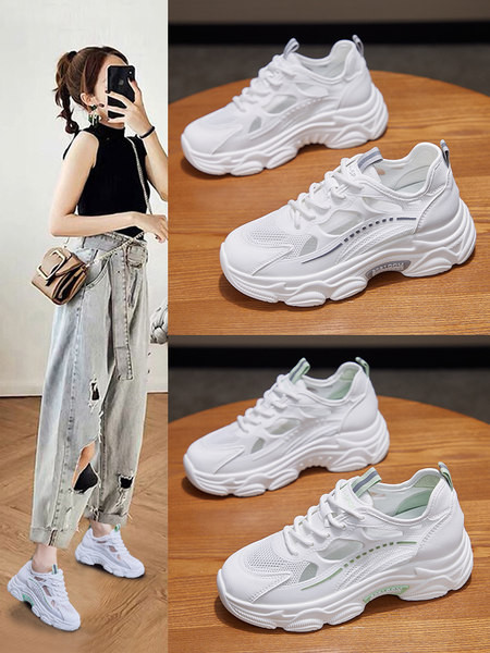 Naiste hingavad tossud 5 cm platvormiga