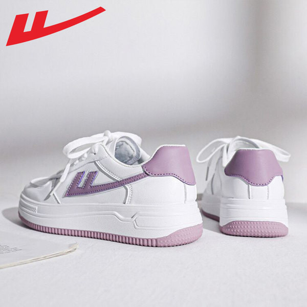 Γυναικεία casual αθλητικά παπούτσια από οικολογικό δέρμα με κορδόνια και επίπεδη σόλα