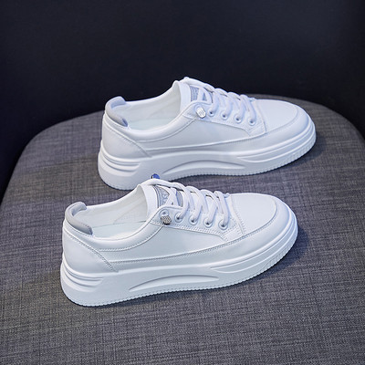 Casual tenisice od eko kože - bijele boje