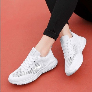 Νέο μοντέλο αναπνεύσιμα αθλητικά παπούτσια με κορδόνια σε διάφορα χρώματα