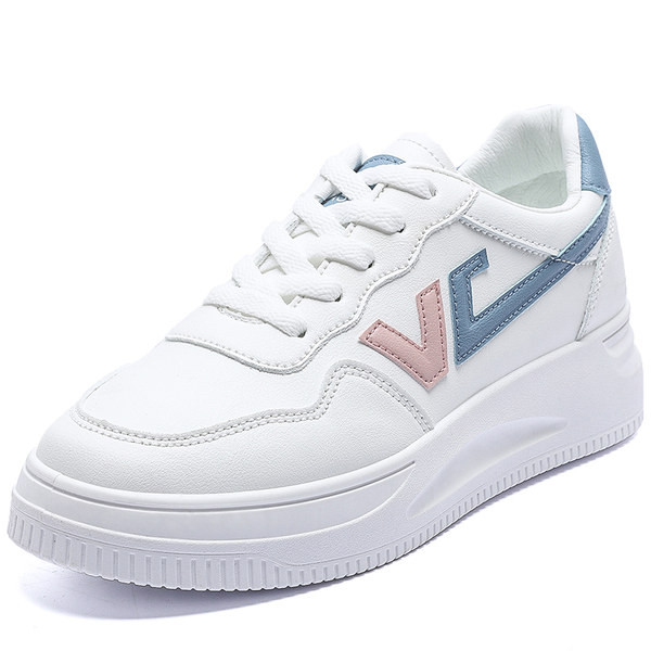 Αναπνεύσιμα γυναικεία αθλητικά παπούτσια με επίπεδη σόλα