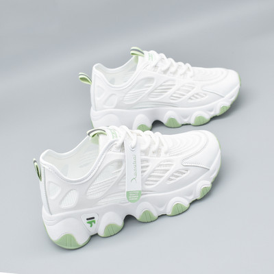 Ženske tenisice od mrežaste tkanine s grubim potplatom