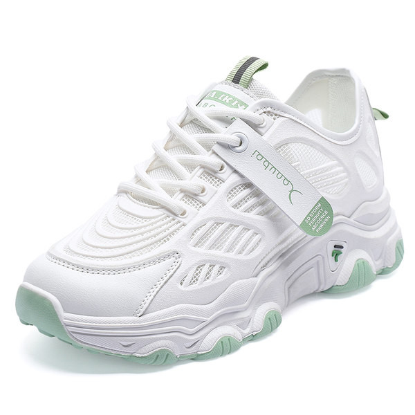 Vasaras elpojošas sieviešu kedas baltā krāsā