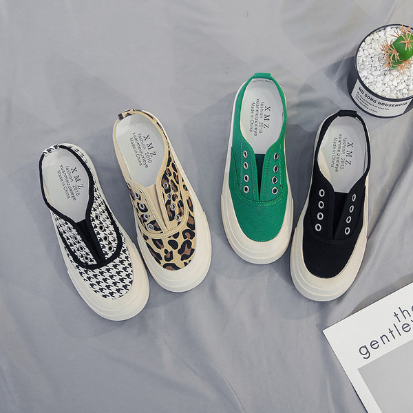 Uus mudel leopardimustri ja lameda tallaga naiste tossud