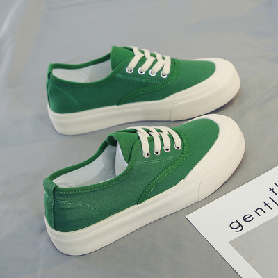 Ikdienas sieviešu tekstila kedas ar plakanu zoli - vairākas krāsas