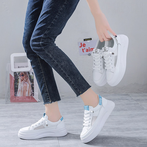 Ženske prozračne tenisice s ravnim potplatom