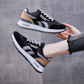 Ženske tenisice s vezicama u crnoj i bijeloj boji