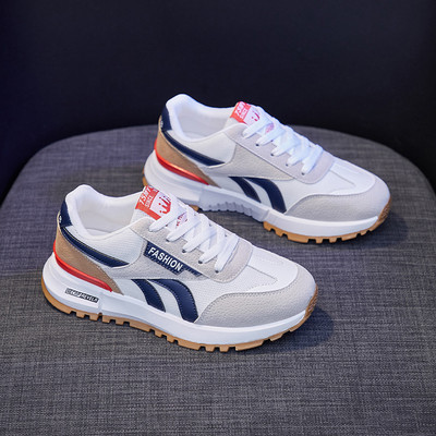 Ženske tenisice s vezicama u crnoj i bijeloj boji