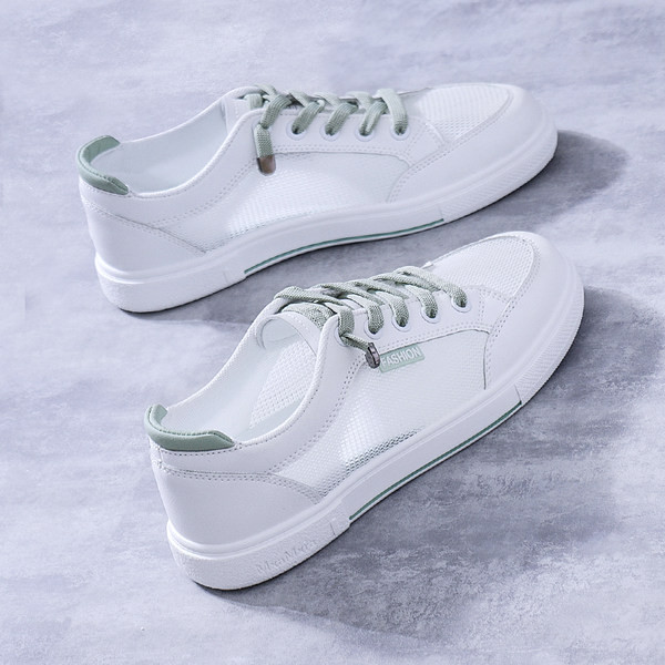 Ženske kožne tenisice u bijeloj boji - dva modela