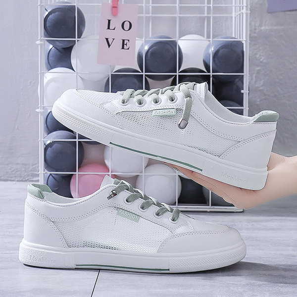 Ženske kožne tenisice u bijeloj boji - dva modela