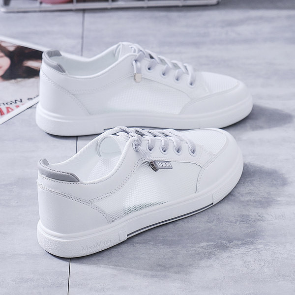 Ženske kožne tenisice u bijeloj boji - dva modela