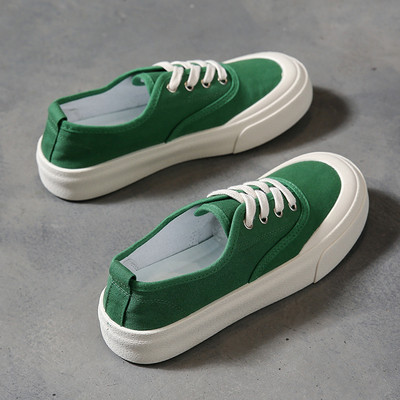 Γυναικεία casual αθληικά παπούτσια στρογγυλεμένο μοντέλο με κορδόνια