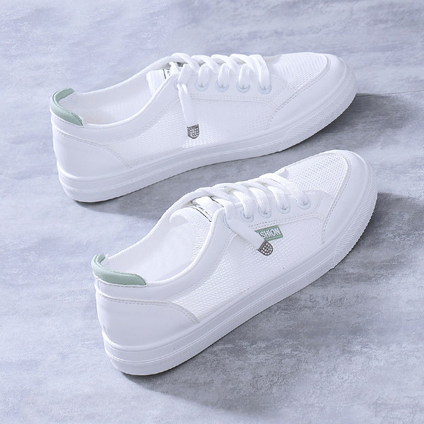 Prozračne ženske tenisice s ravnim potplatom - dva modela