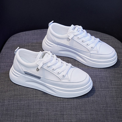 Νέο μοντέλο αναπνεύσιμα αθλητικά παπούτσια με υψηλή επιγραφή και κορδόνια