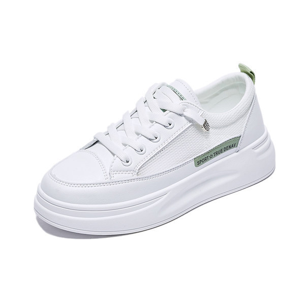 Νέο μοντέλο αναπνεύσιμα αθλητικά παπούτσια με υψηλή επιγραφή και κορδόνια