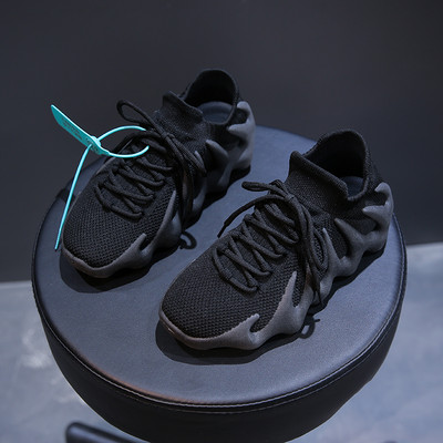 Casual αθλητικά παπούτσια με τραχιά σόλα και κορδόνια για γυναίκες