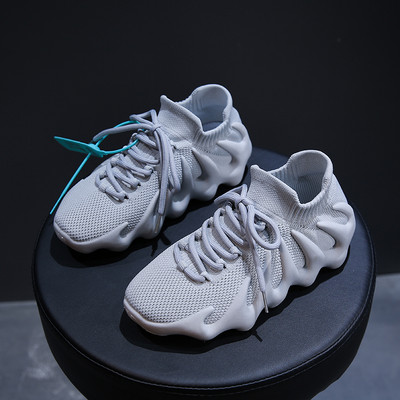 Casual αθλητικά παπούτσια με τραχιά σόλα και κορδόνια για γυναίκες