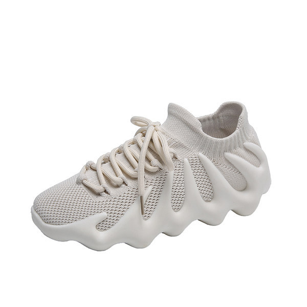 Casual αθλητικά παπούτσια με τραχιά σόλα και κορδόνια για γυναίκες