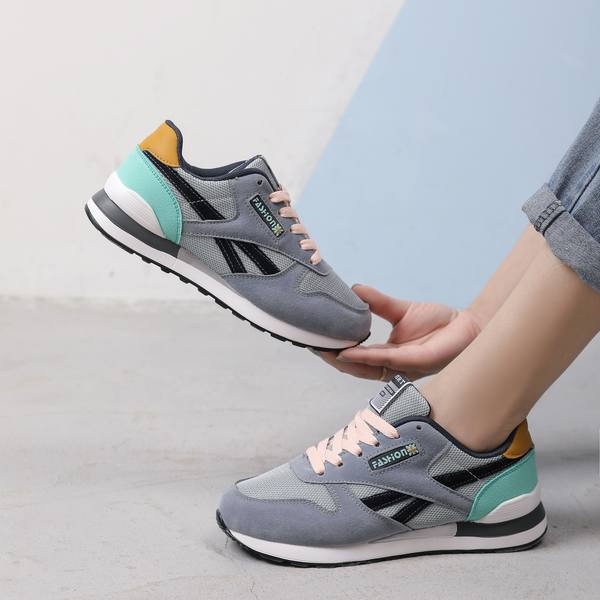 Ženske casual tenisice od eko brušene kože