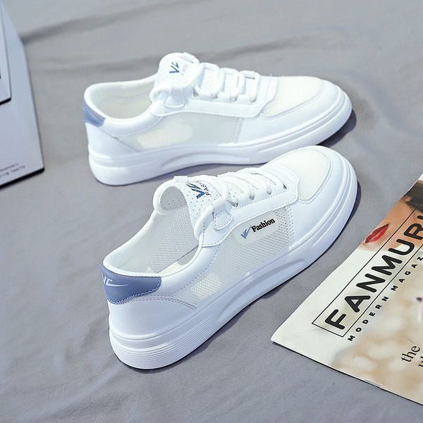 Casual γυναικεία αθλητικα παπούτσια με επίπεδη σόλα - κατάλληλα για άνοιξη και καλοκαίρι